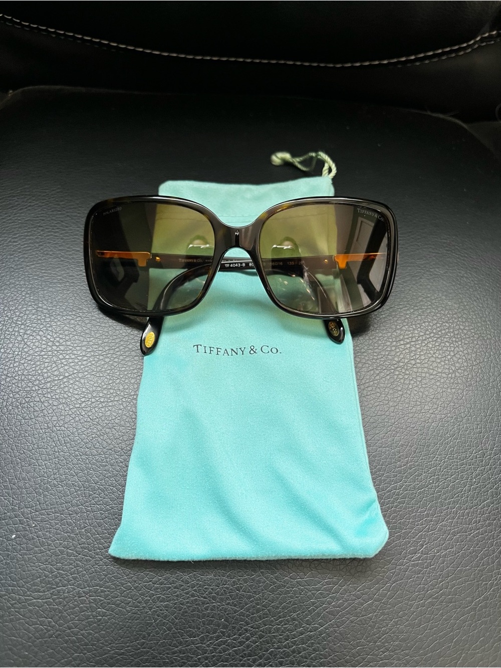 Tiffany & Co. Tortoiseshell Frame Sunglasses with Brown Gradient Lenses